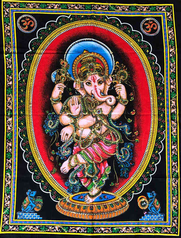 Tapiz Ganesh Dios de la Suerte
